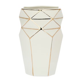 RITUALI DOMESTICI CUBISMO Porcelanowy wazon L