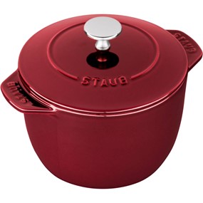 STAUB LA COCOTTE Garnek okrągły wysoki 3 ltr, grenadynowy